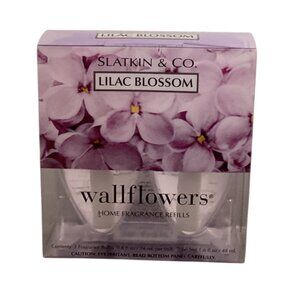 Slatkin & Co. Wallflowers Lilac Blossom Home Fragrance Refills New